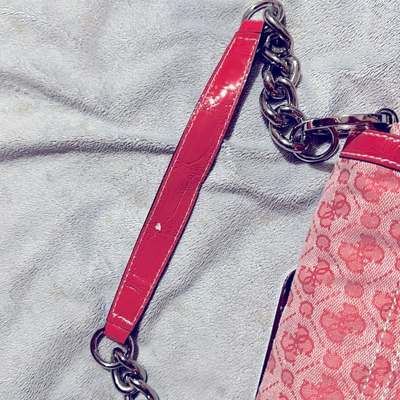 Beautiful Vintage Pink Shoulder Bag - Picture 9 of 14